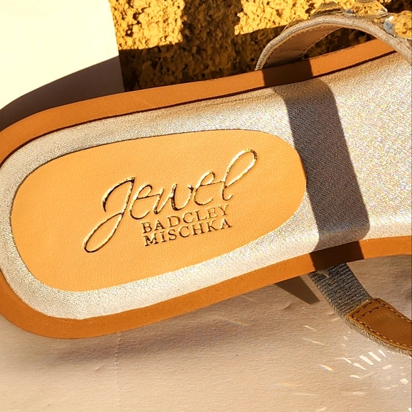 Jewel Badgley Mischka Women's Honesty Sandal with Gemstone-Studded Straps Size 9 - Picture 11 of 11